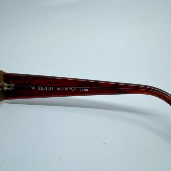 Safilo 9005/s Eyeglasses sunglasses Frames Red gold Vintage Rare‎ H9435 main image 7